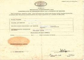 伯利兹入籍证明公证认证